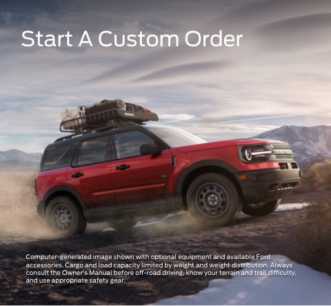 Start a custom order | Kory Hooks Ford in Bowie TX